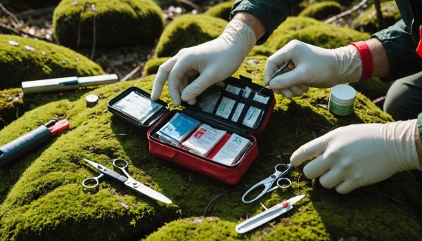 La trousse de secours s'avère indispensable en pleine nature