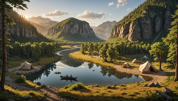 10 rivières idéales pour le camping