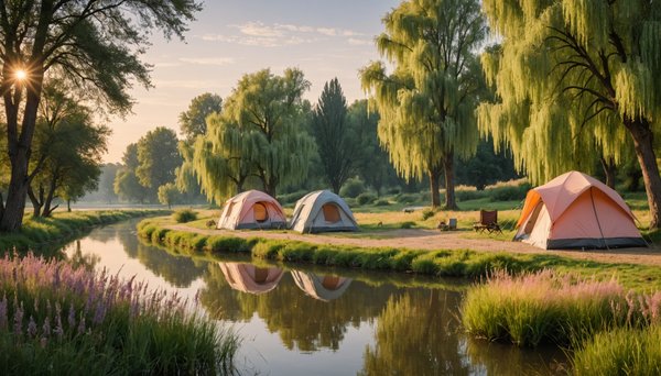 Explorer les meilleurs campings le long des rivières en France