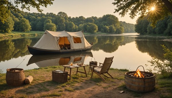 Explorer la beauté de la France en camping fluvial