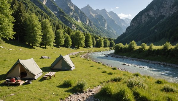 Les 3 meilleurs campings en bord de rivière en Savoie