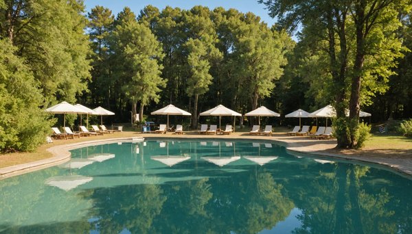 Quels sont les destinations au bord de la rivière en Vendée proches de campings avec piscine ?