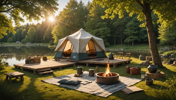 Camping idyllique dans le Gard avec rivière et piscine
